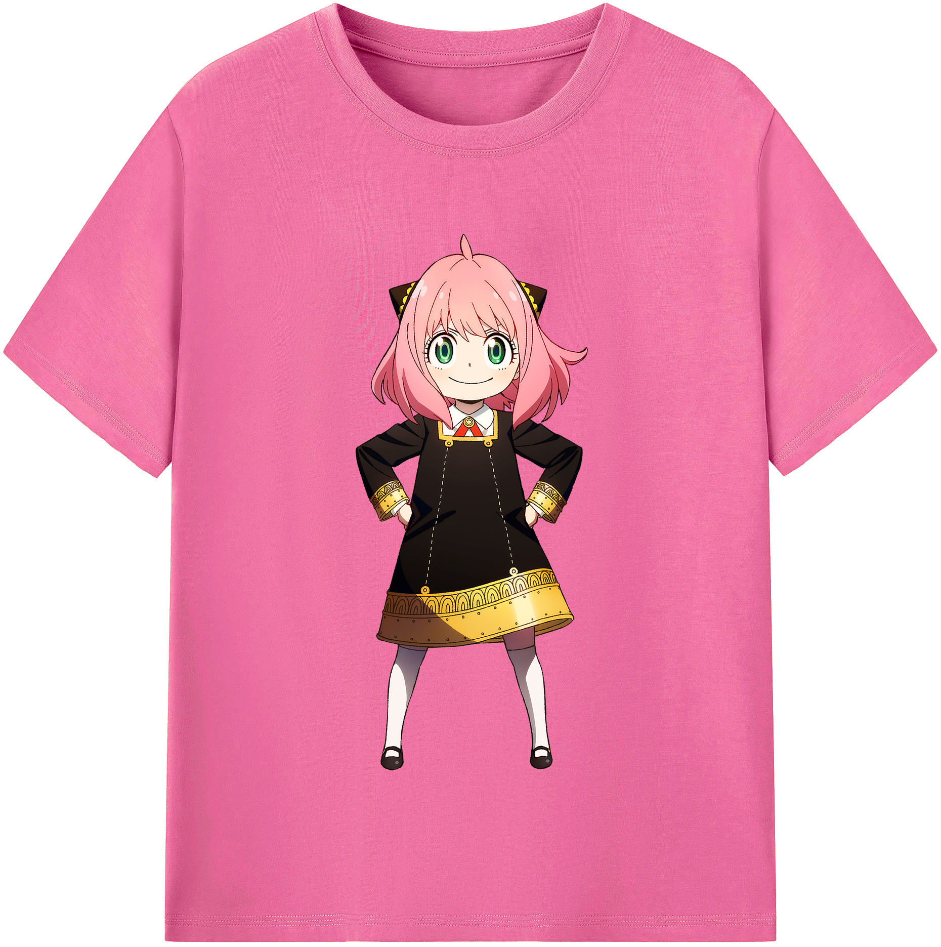 （画像用） SPY×FAMILY间谍家家酒 レディースカジュアルプリントTシャツ（綿100％）